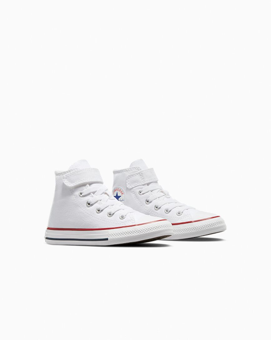 Dívčí Boty Vysoké Converse Chuck Taylor All Star Easy-On Bílé Béžový | CZ FOIT72